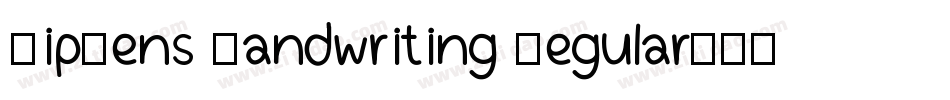 NipCens Handwriting Regular字体转换